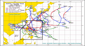 Click here to zoom 2011 Western Pacific Tropical Cyclones Track